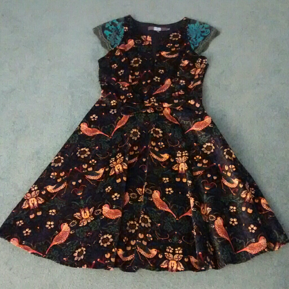 NWOT Anthro Eva Franco Larksong Corduroy Dress